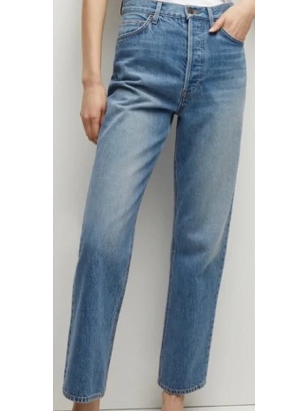 Veronica Beard Daniela Jeans Straight Leg High Rise Denim 29